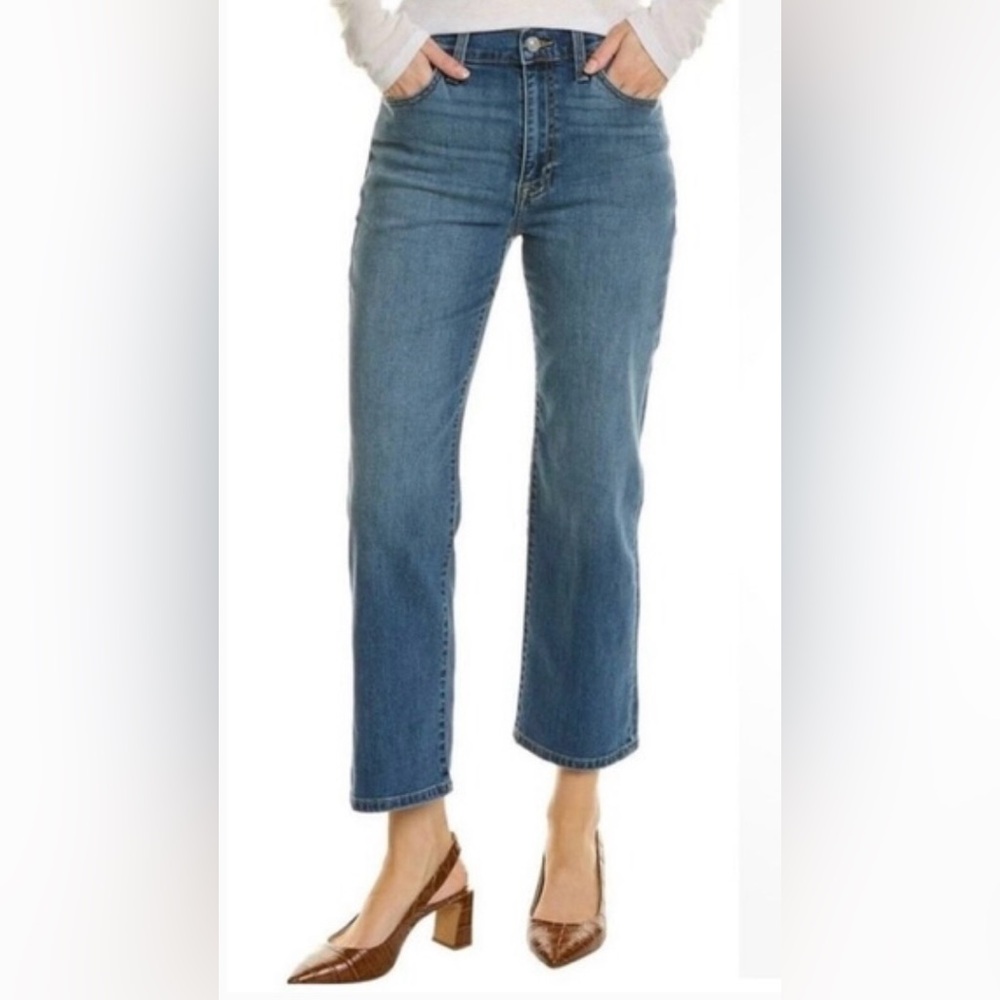 Hudson Women’s Noa Mercy High Rise Straight Leg Ankle Jeans Size 28 Cropped - Picture 2 of 10